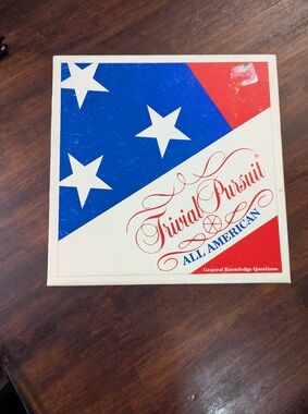 Trivial Pursuit All American Board Game